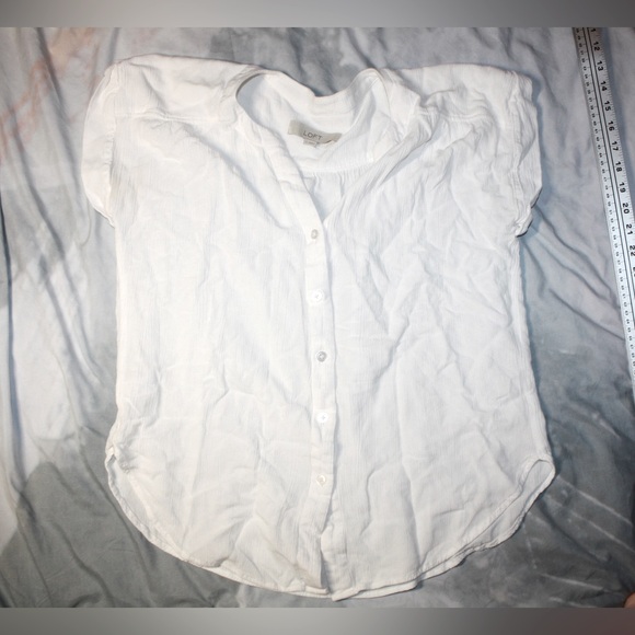 LOFT Button Down Blouse 🌵Small - Picture 1 of 4